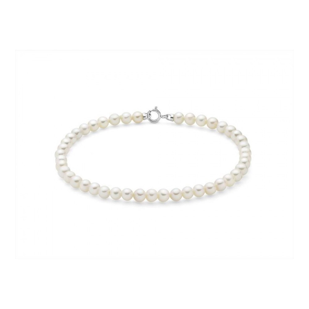 Bracciale Miluna di Perle Oriente con Chiusura in Oro Bianco