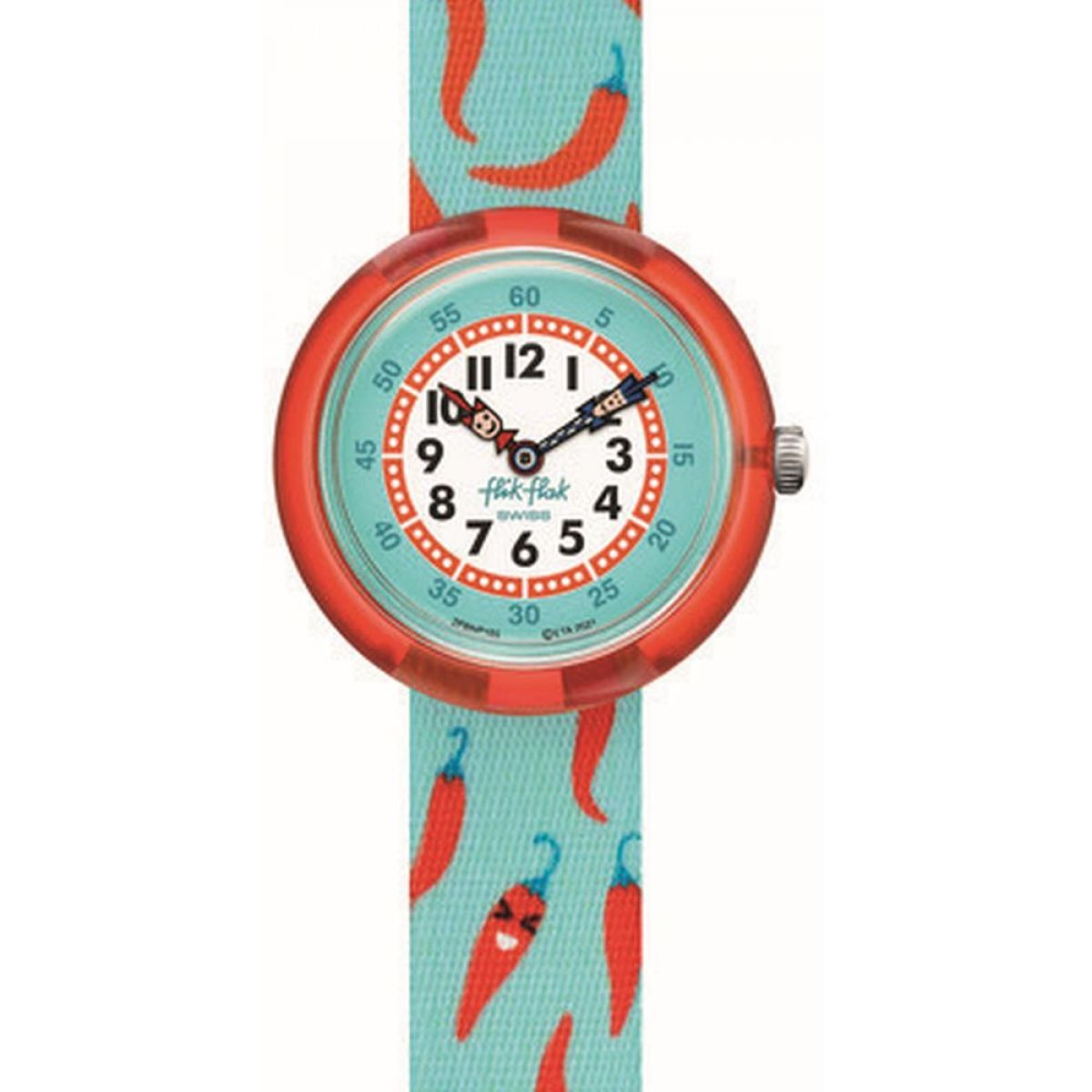 Flik Flak Orologio Bambino Happy Chilli | Silicone | Impermeabile 30m