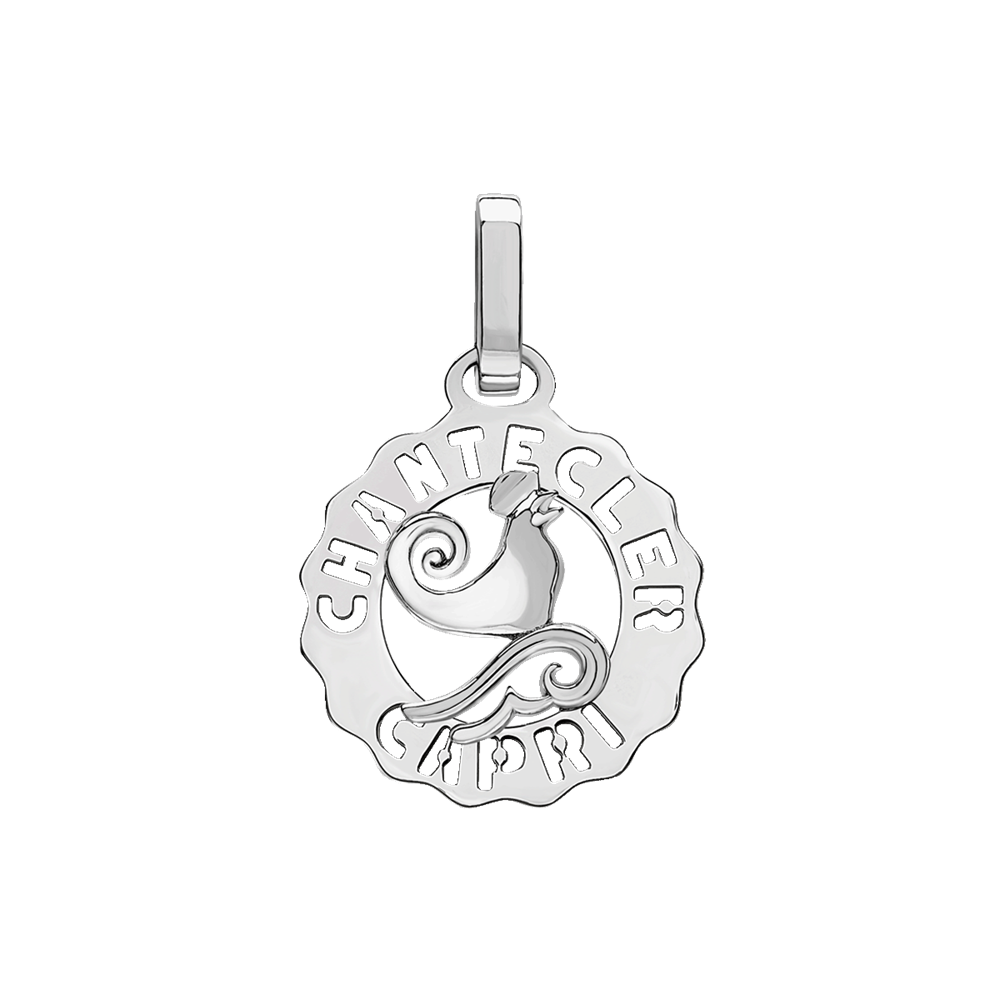 Chantecler Ciondolo Donna Mini Gallo | Argento | Collezione Logo