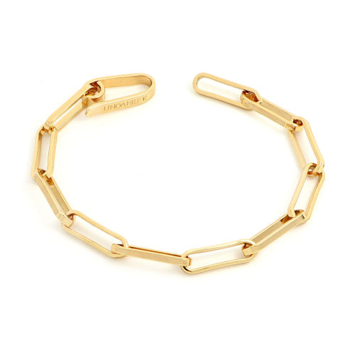 UNOAERRE | Bracciale Donna | Catena essenziale | Metallo lucido | 21 cm