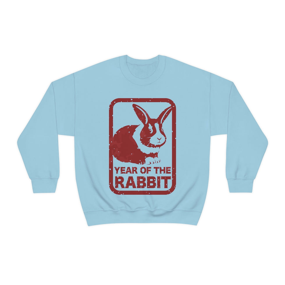 Miniatura: Red Rabbit Art - Chinese New Year, 2023 Year of the Rabbit, New Year Gift, N...
