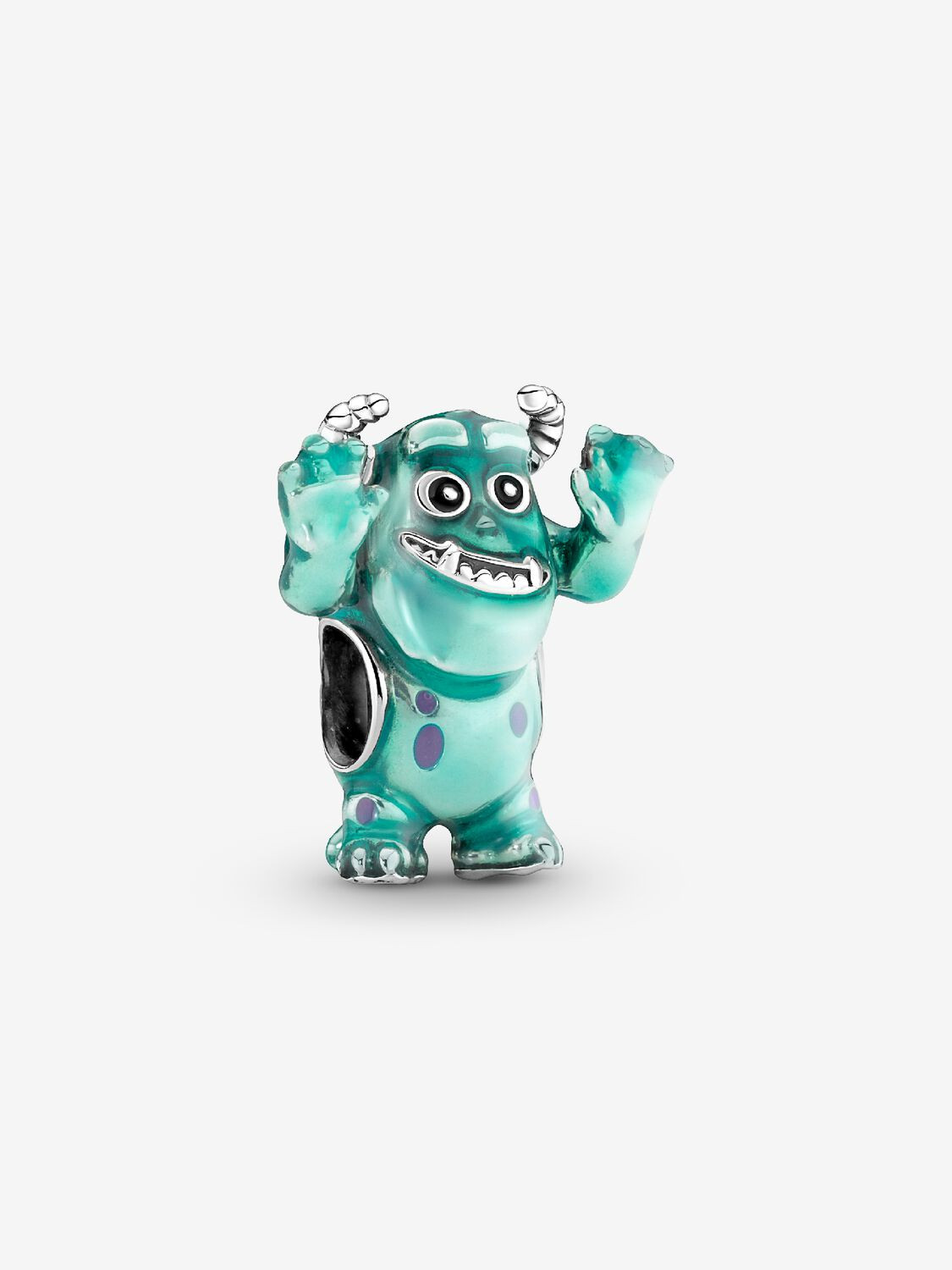 Pandora | Charm | Sulley Disney Pixar | Argento sterling 925 | Smalto blu e rosa