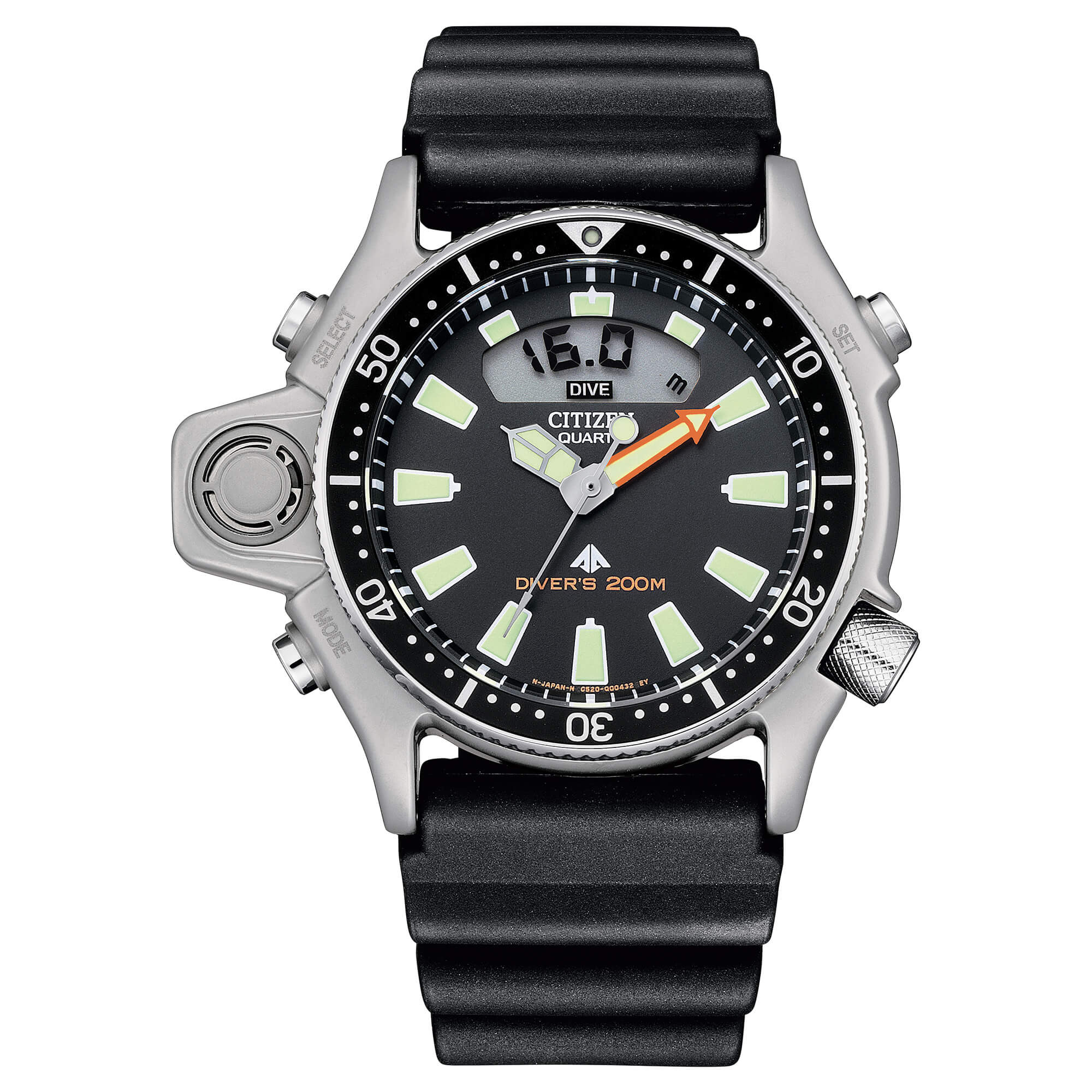Citizen Promaster Aqualand I Diver Uomo Acciaio Nero