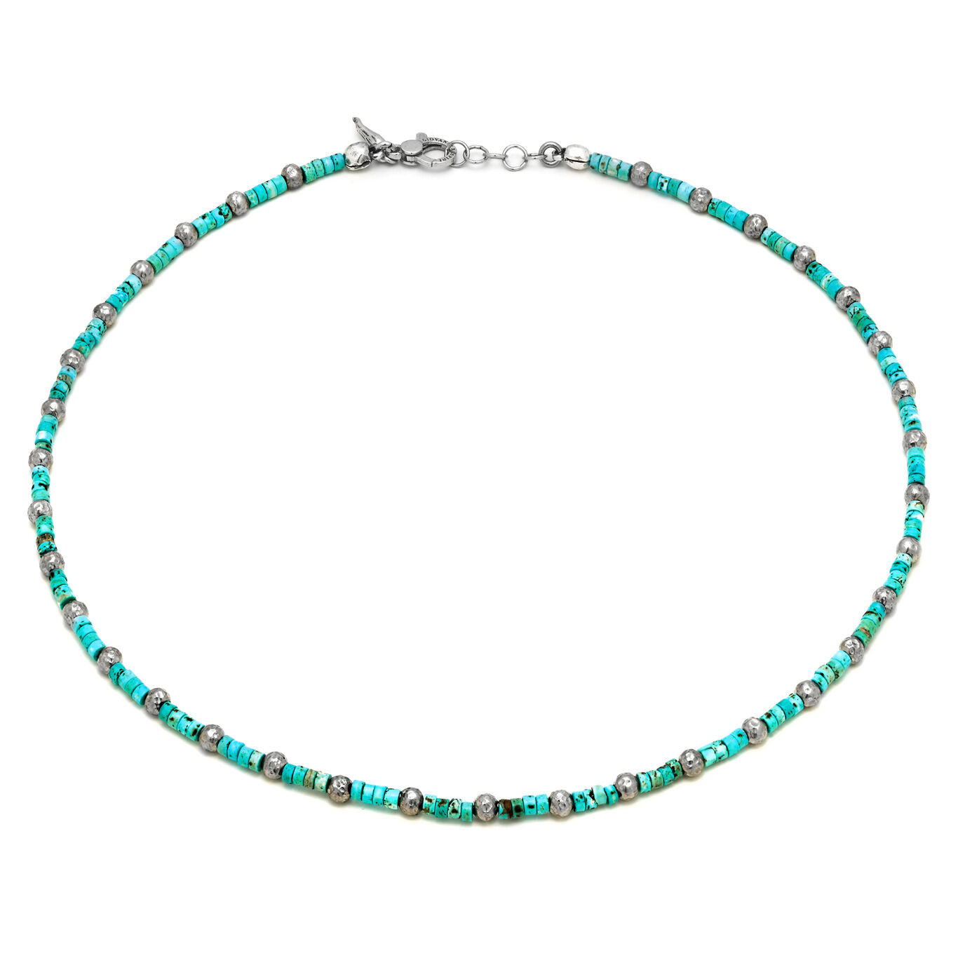Giovanni Raspini Collana Uomo Tango Howlite | Argento 925 | Lunghezza 50 cm