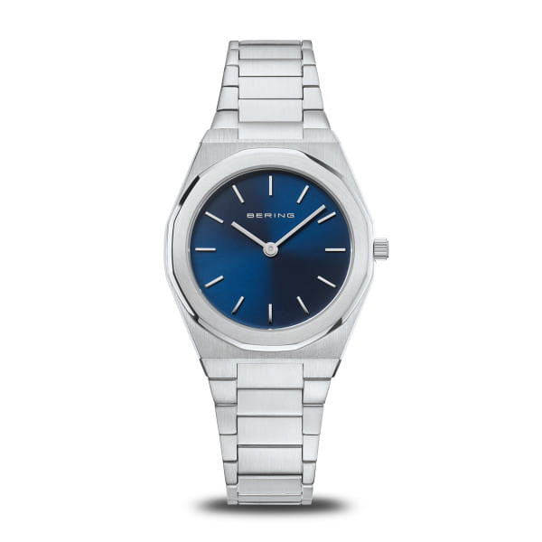 Bering Orologio Donna Quadrante Blu | Acciaio Inox 316L | Vetro Zaffiro