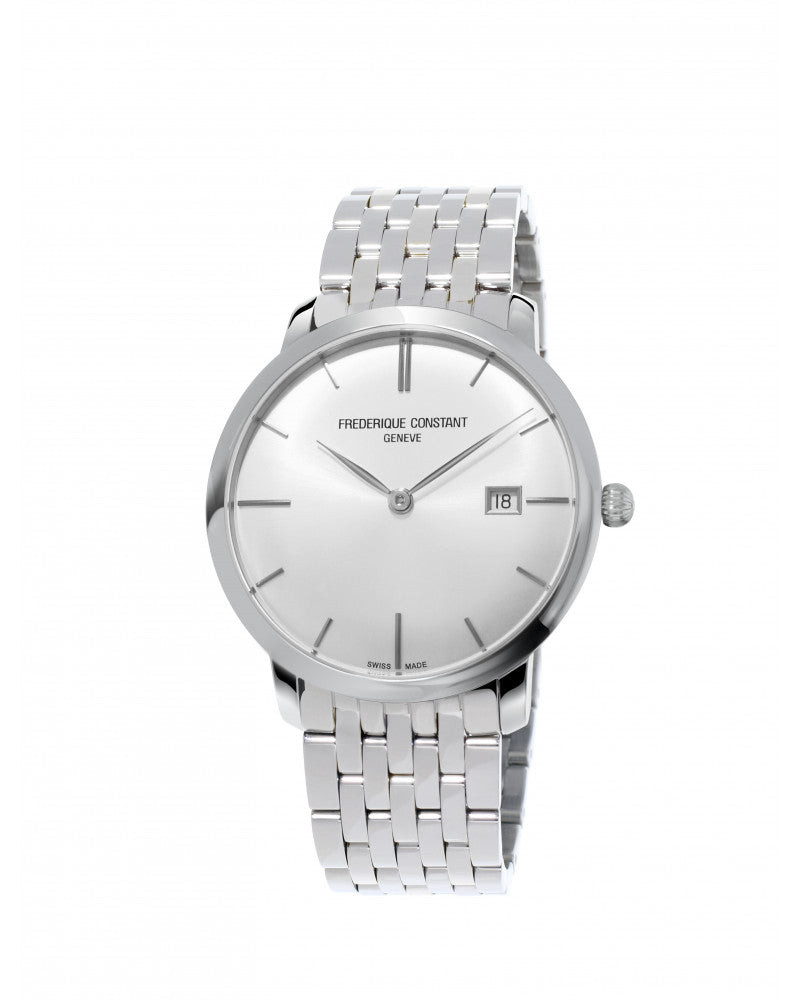 Frederique Constant Orologio Uomo Automatico Slimline | Acciaio | Vetro Zaffiro