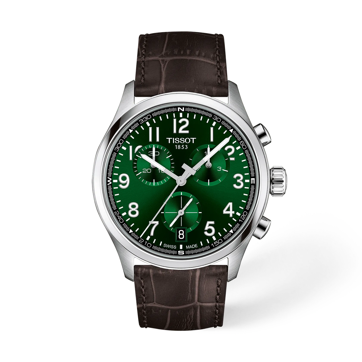 Tissot Chrono L Cronografo al Quarzo Uomo 42 mm Verde e Marrone
