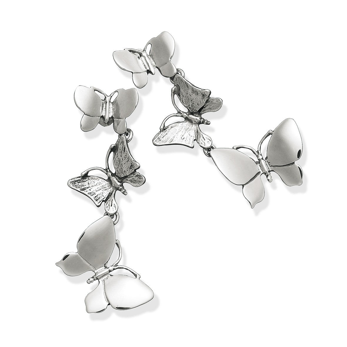 Giovanni Raspini Orecchini Cascata Farfalle | Argento 925 | Fatti a mano