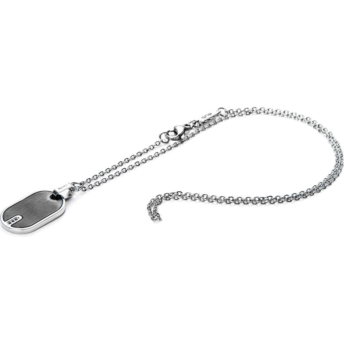 Paciotti Collana Uomo Packman Black | Acciaio | Garanzia 2 Anni