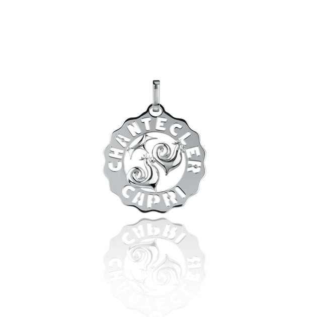 Chantecler Ciondolo Donna Gallo e Sole | Argento | Collezione Logo