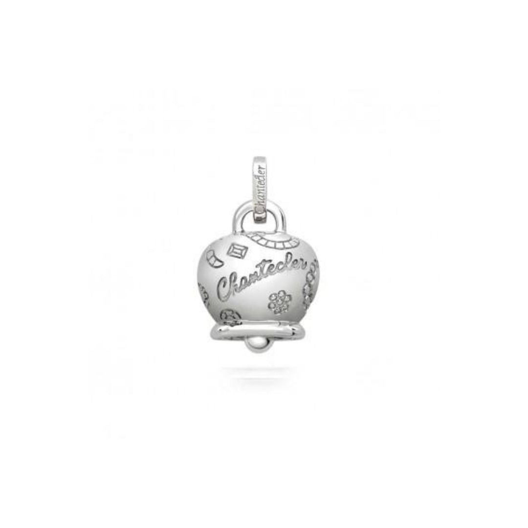 Chantecler Ciondolo Donna Campanella Micro | Oro Bianco 9Kt | Collezione Suamèm