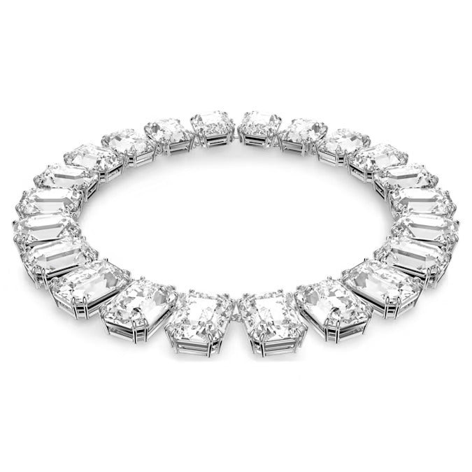 Swarovski Collana Donna Millenia Oversize | Cristalli Octagon | 36-39cm