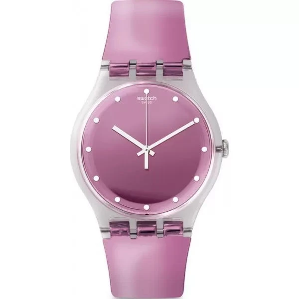 Swatch Orologio Donna Rosegari Moderno | Cassa Plastica | Quadrante 41mm