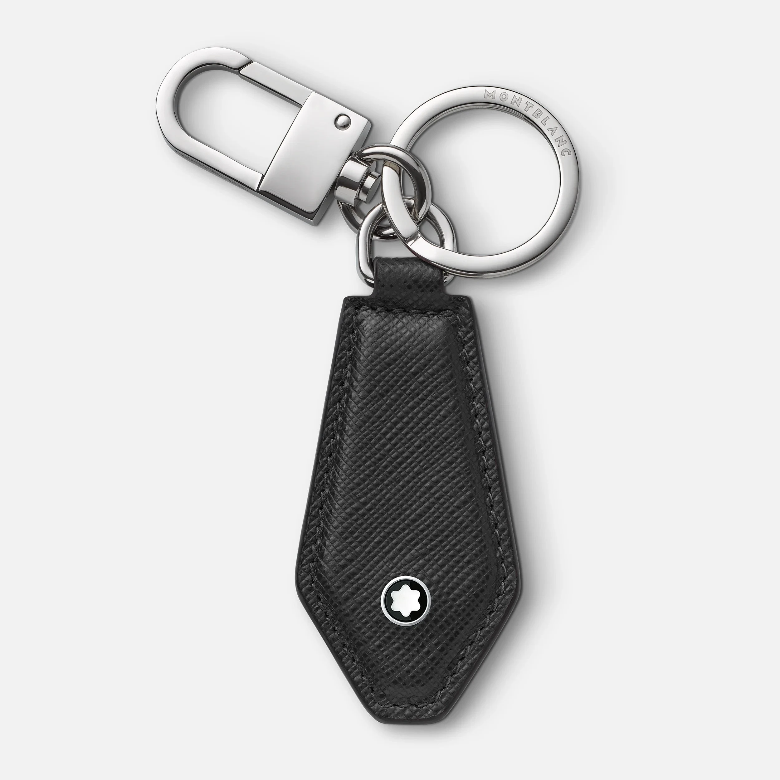 Montblanc Portachiavi Uomo Forma Diamante Sartorial | Pelle | Nero Elegante