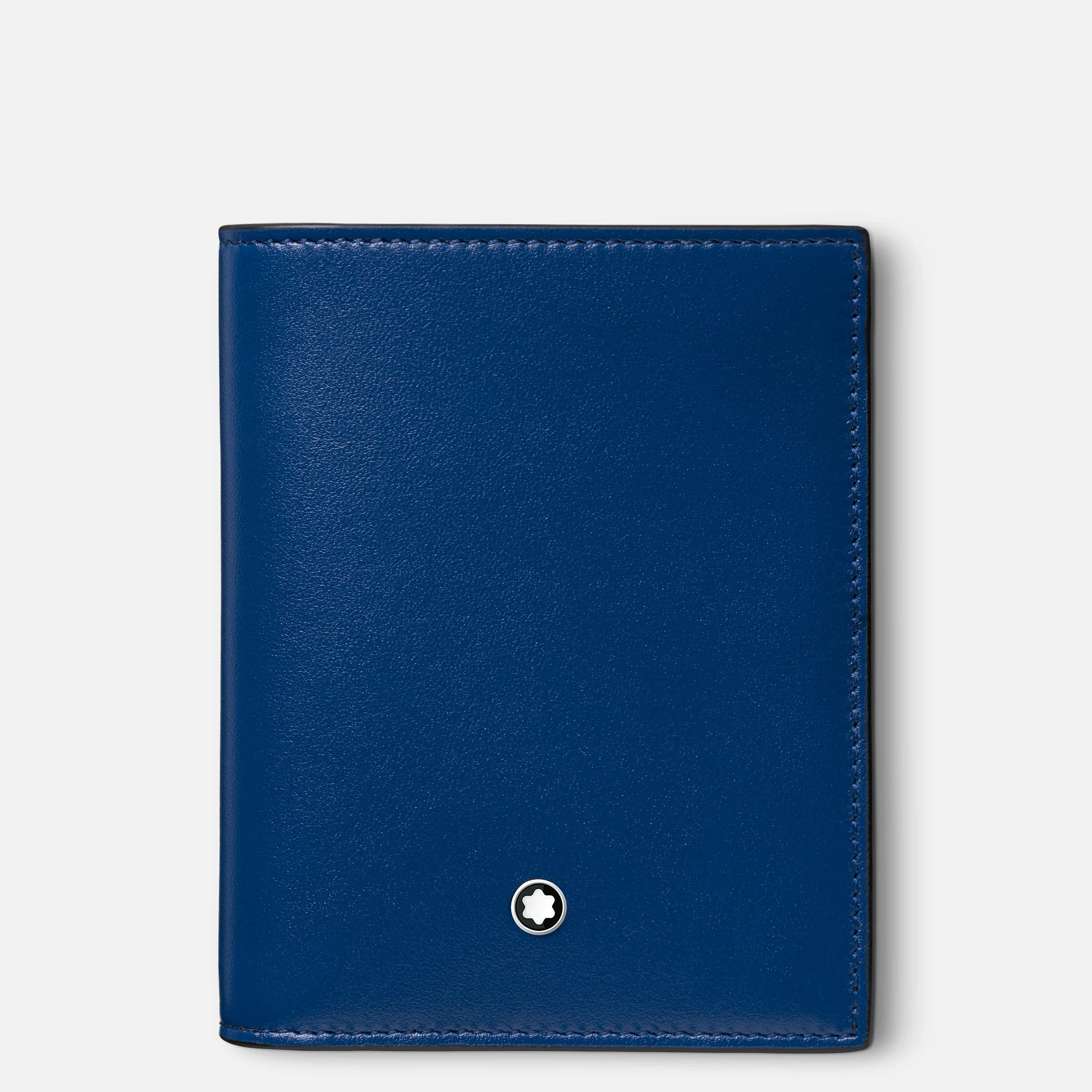 Montblanc Portafoglio Uomo Meisterstück 6 scomparti | Pelle vitello | Blu lucido
