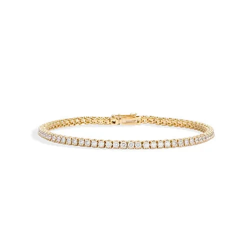 Recarlo Bracciale Tennis Diamanti 1.71 CT | Oro Giallo 18kt | Purezza VSI1