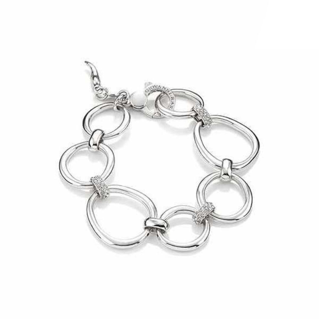 Giovanni Raspini Bracciale Donna Mercer St | Argento 925 | 19 cm Moschettone