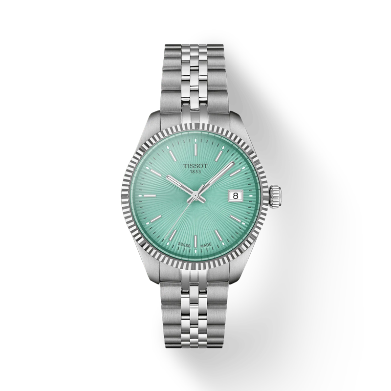 Tissot | Orologio Uomo | Quadrante verde guilloché | Acciaio 316L | Swiss Made
