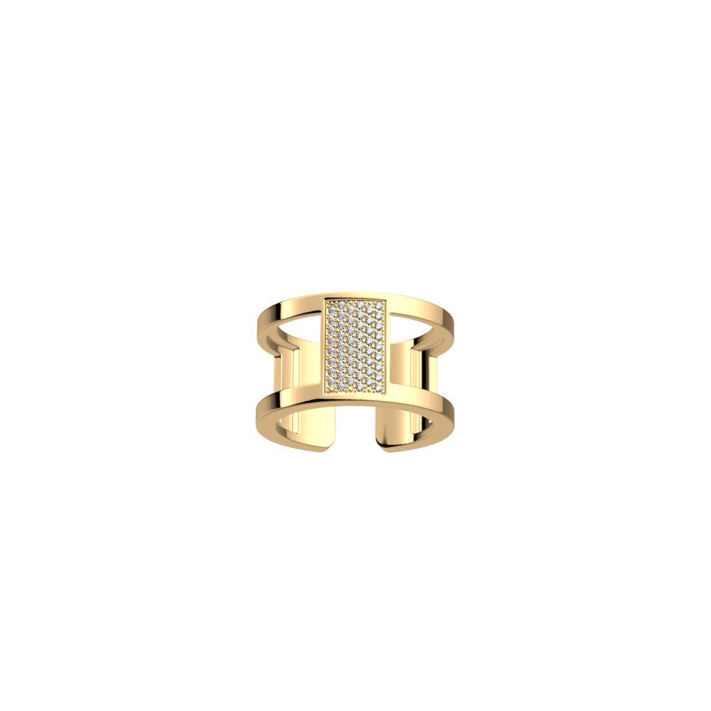 Les Georgettes Anello Donna Barrette 12 mm | Oro Giallo | Misura 58