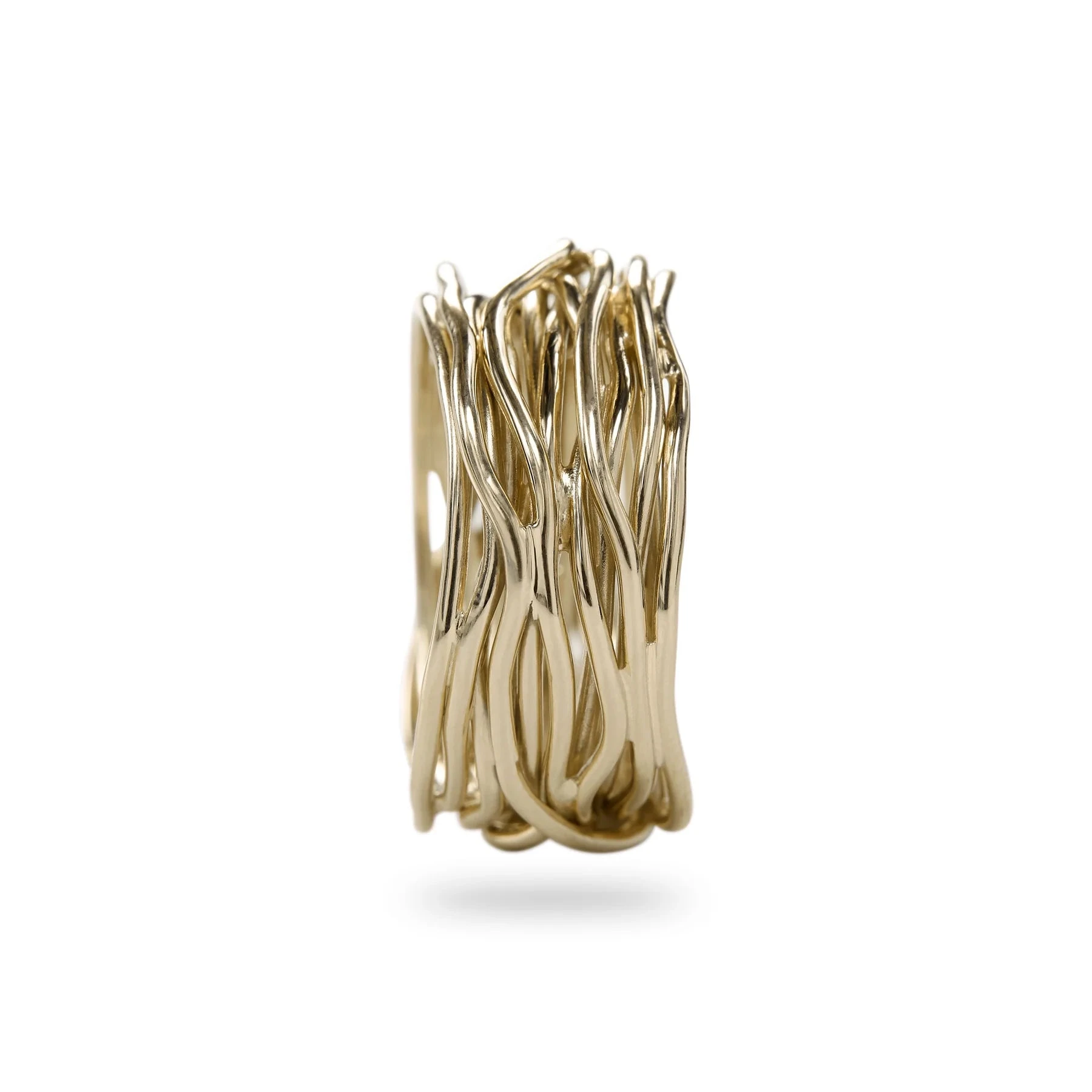 Filo Della Vita By Rubinia Anello Donna 13 Fili | Oro Giallo 9kt | Infinito
