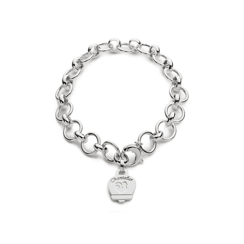 Chantecler Bracciale Donna Multicharms | Argento Lucido | Campanella Iconica
