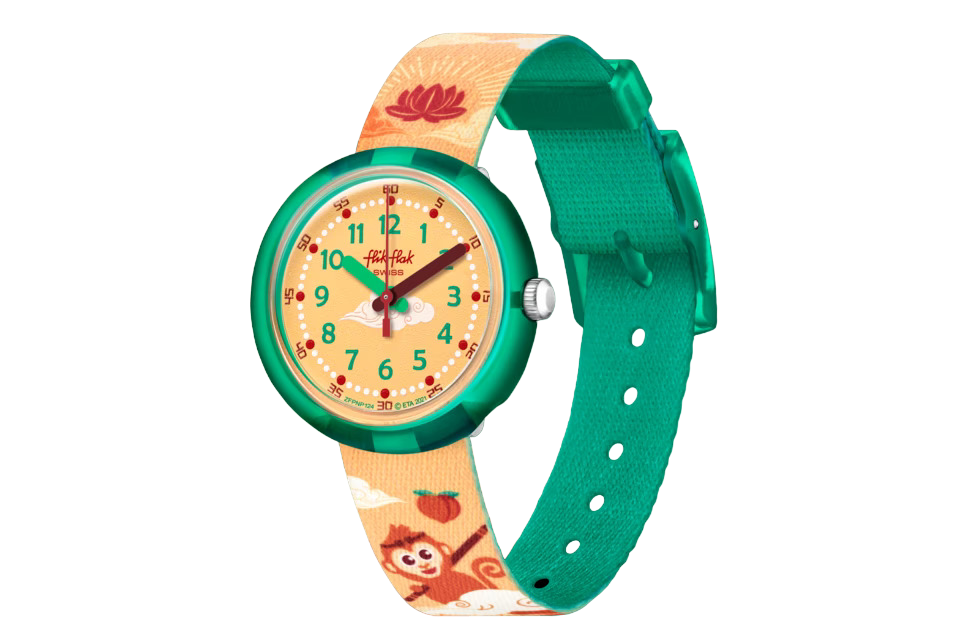 Flik Flak Orologio Bambino Monkey's Awakening | Plastica Sicura | Resistente 30m