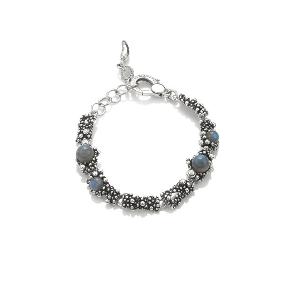 Giovanni Raspini Bracciale Donna Via Lattea | Argento 925&Labradorite | 19,5cm