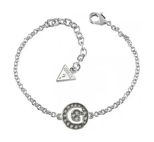 Bracciale Guess Donna con Logo e Zirconi Neri