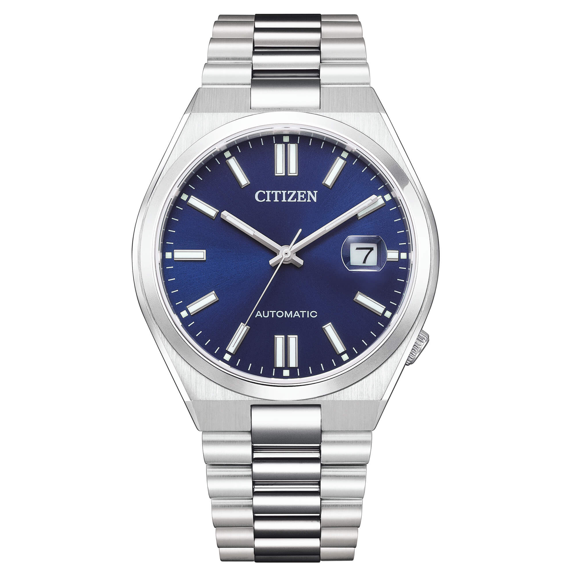 Citizen Tsuyosa Automatico in Acciaio con Quadrante Blu