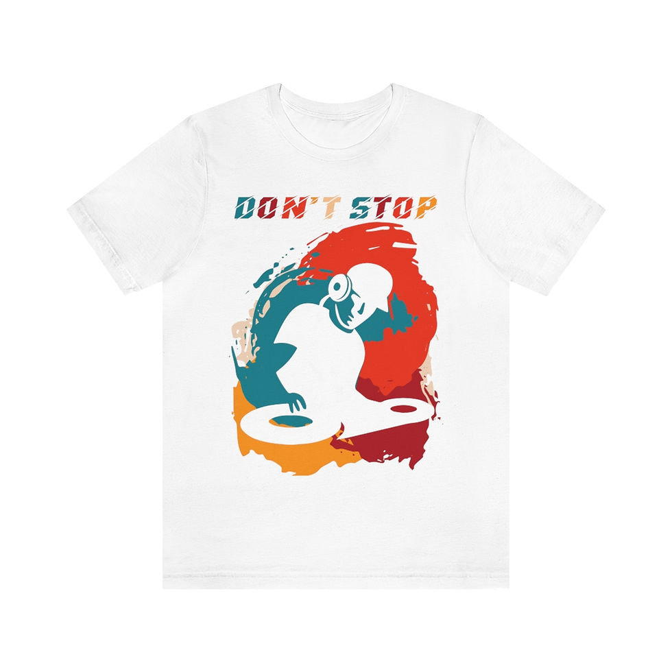 Thumbnail: Don’t Stop - EDM Shirts, EDM Festival Clothing, Headphones Shirt, Dj Shirt, ...