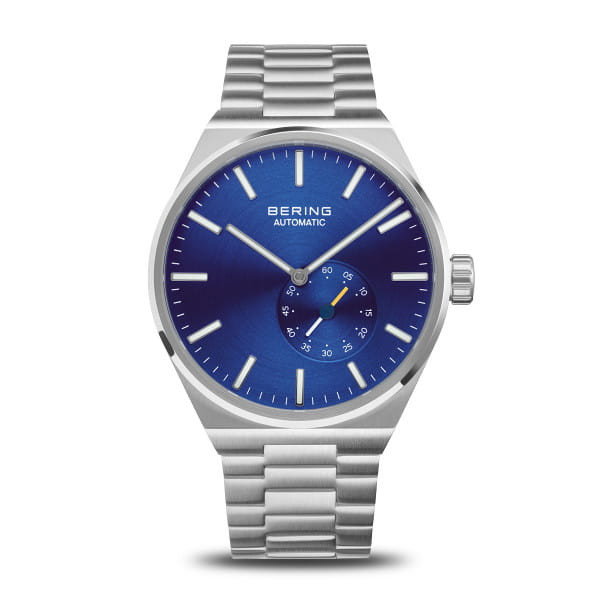 Bering Orologio Automatico Uomo Quadrante Blu | Acciaio Inox | Vetro Zaffiro