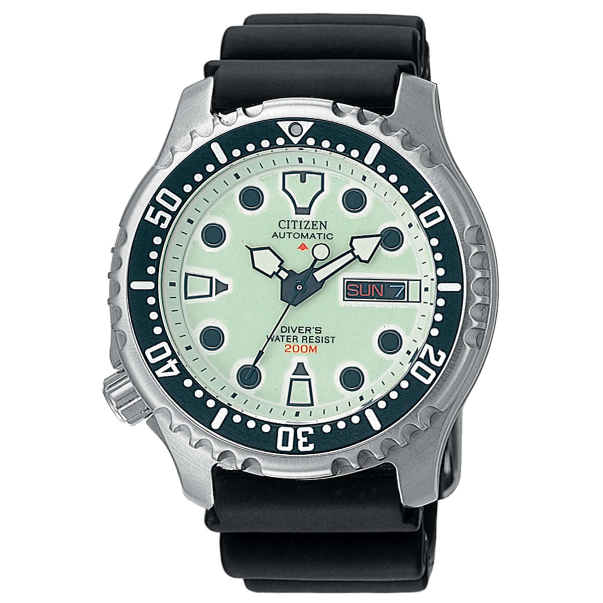 Citizen | Orologio Uomo | Diver Automatic 200 mt | Acciaio | Quadrante giallo