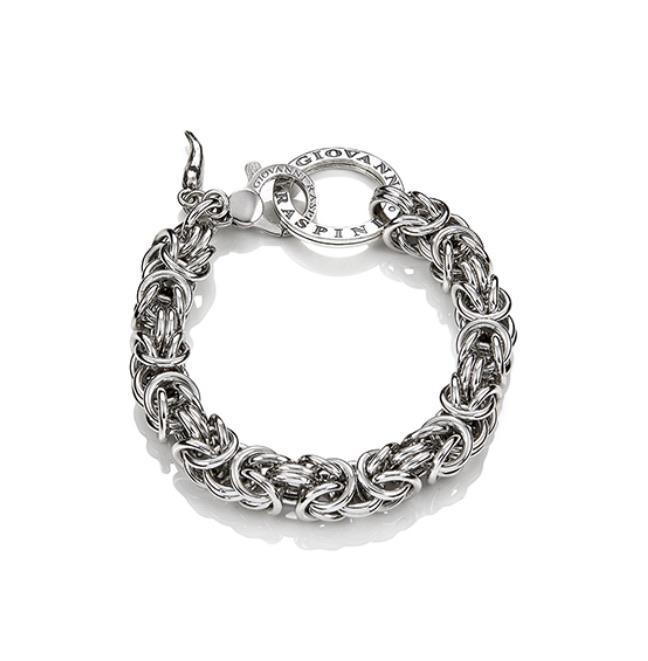 Giovanni Raspini Bracciale Maglia Bizantina in Argento 925