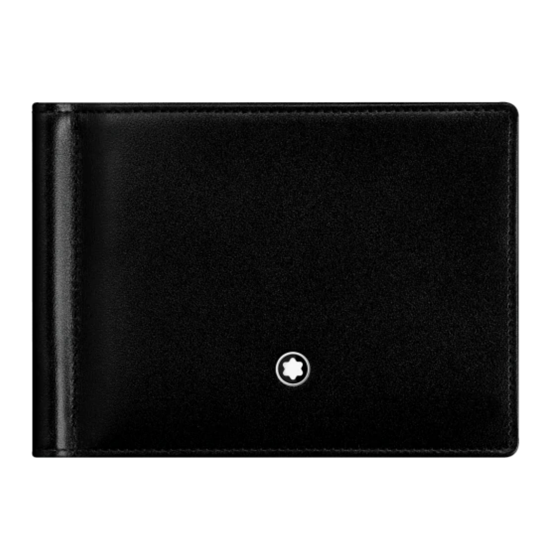 Montblanc Portafoglio Uomo 6 Scomparti & Fermasoldi | Pelle | Meisterstück