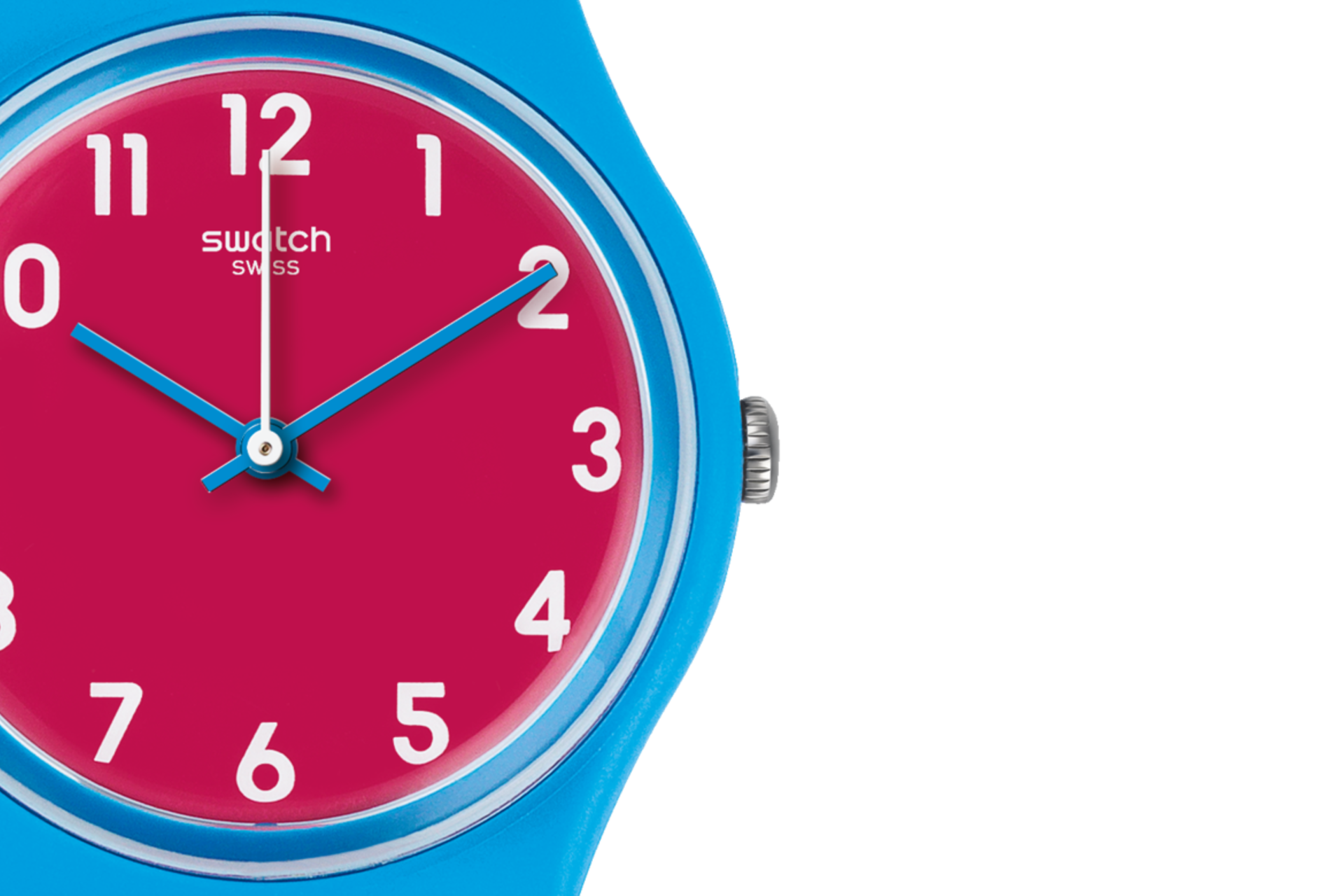 Swatch Orologio Lampone Colore Lampone | Cassa 34 mm | Resistente 30m