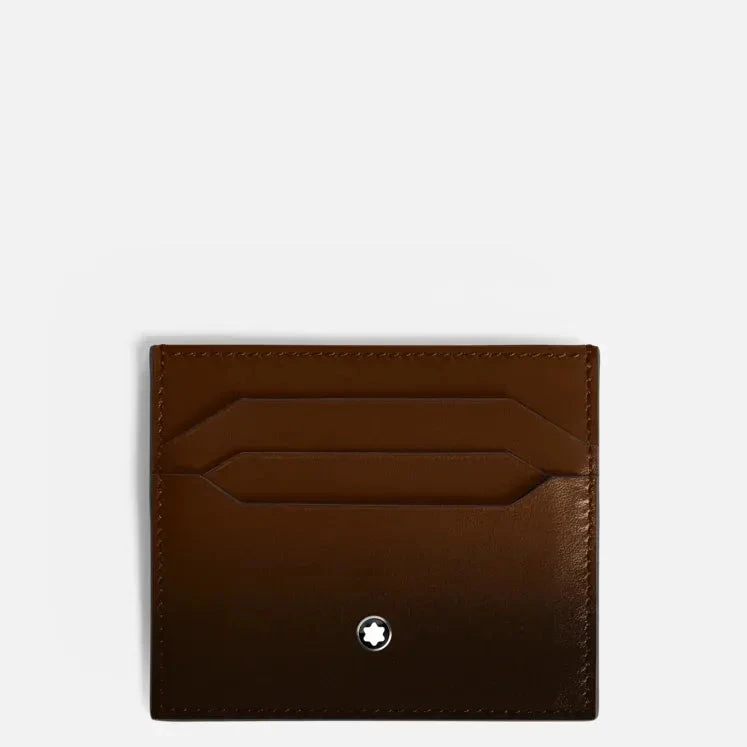 Montblanc | Porta carte | 6 scomparti | Pelle | Marrone sfumata