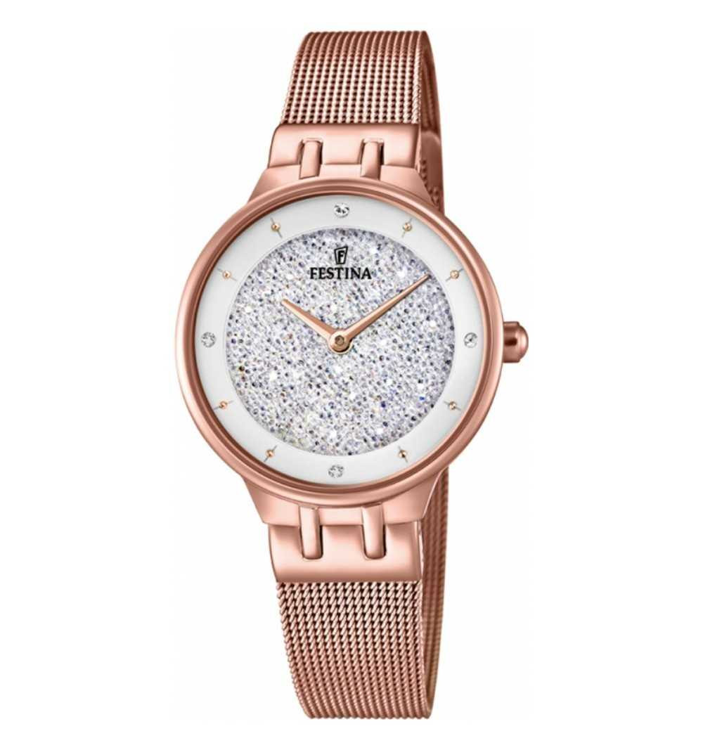 Festina | Orologio Donna | Cristalli Swarovski | Acciaio IP rosé | 32 mm