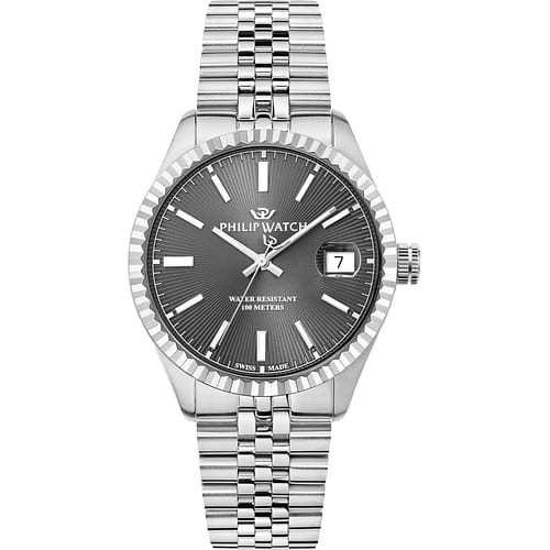 Philip Watch Orologio Uomo Caribe Urban con Quadrante Grigio e Bracciale in