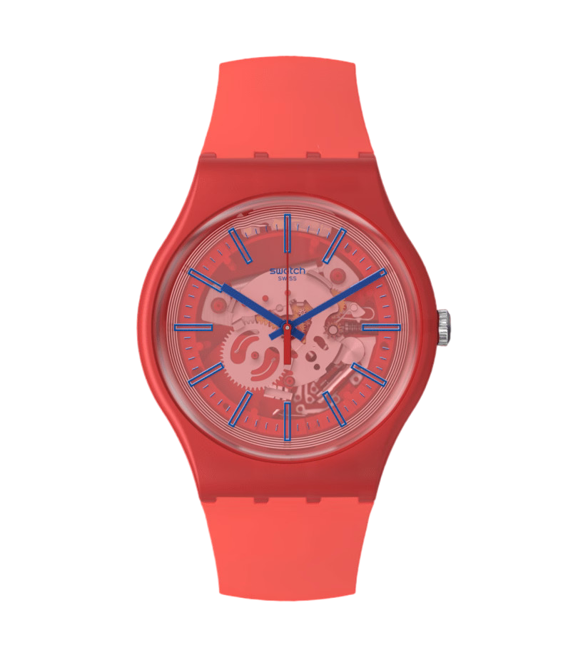 Swatch Orologio Redder Than Red Pay! | Biosourced | Resistente 30 m