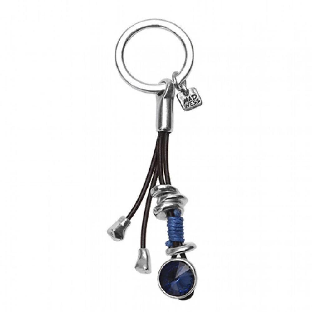 Madness Portachiavi Donna Cristalli Swarovski | Pelle & Argento 925 | Elegante