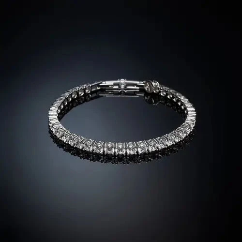 Chiara Ferragni Bracciale Donna First Love Zirconi | Rodio Placcato | Regolabile