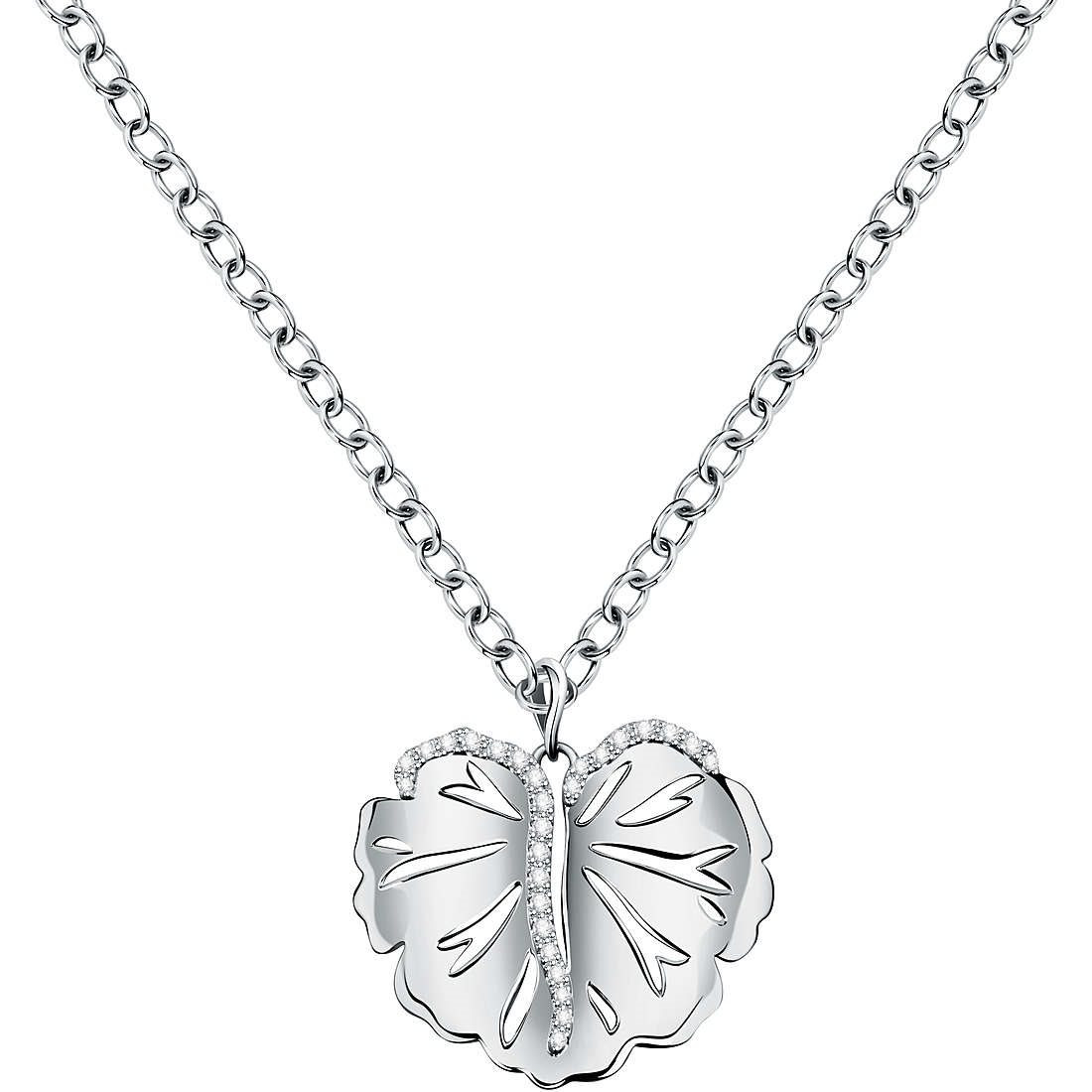 Collana Morellato Ninfea Donna Acciaio Argento con Zirconi