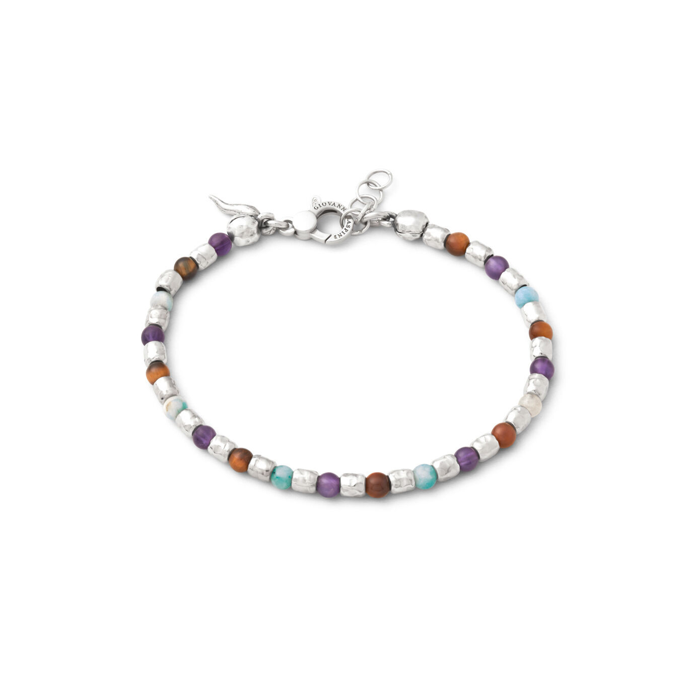 Giovanni Raspini | Bracciale Uomo | Colori del Cielo | Argento 925 | con pietre
