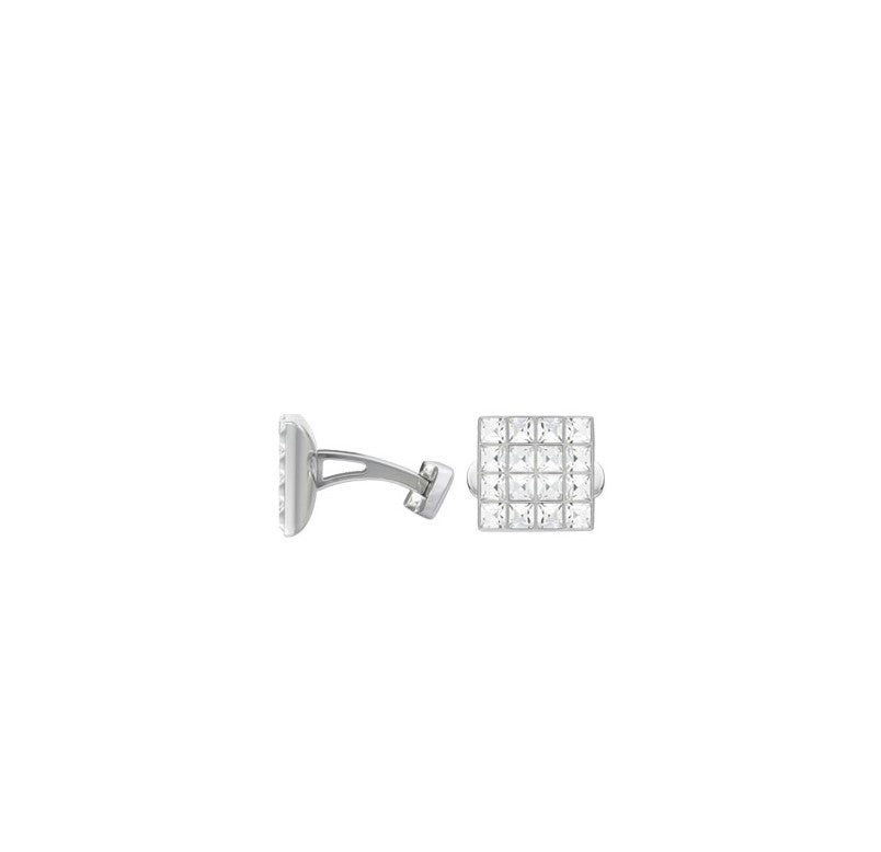 Swarovski Gemelli Uomo 16 Clear Crystal | Acciaio Inox | Astuccio Incluso