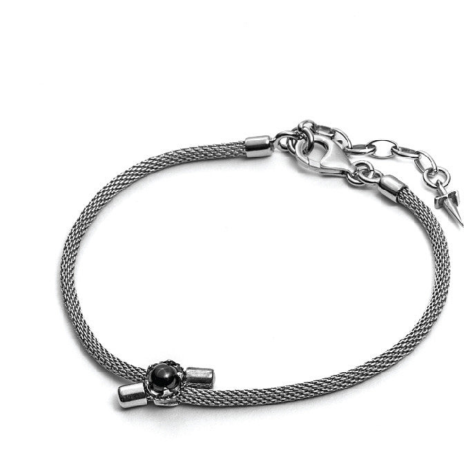Paciotti Bracciale Uomo White Flow | Argento | 21 cm