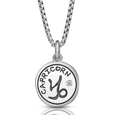 Nomination collana unisex segno Capricorno in argento 925