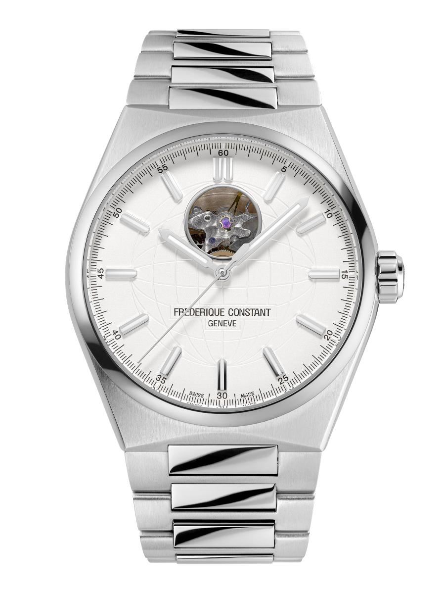 Frederique Constant Orologio Uomo Heart Beat Automatico | Acciaio | Cassa 41mm