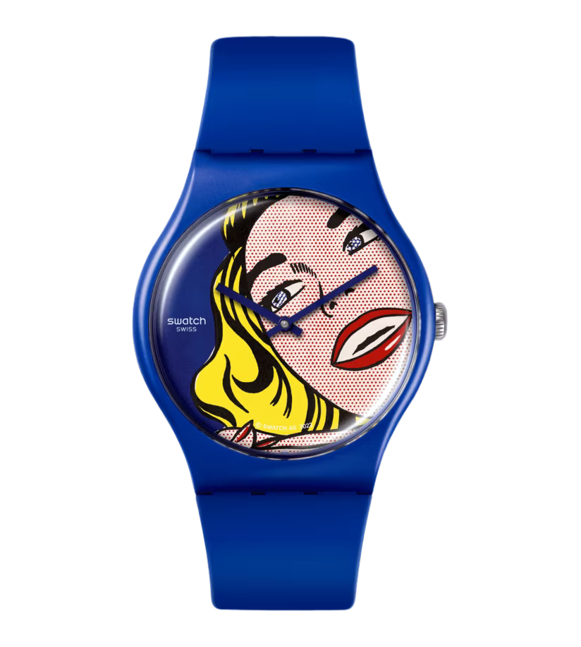 Swatch Orologio Pop Art Girl By Roy Lichtenstein | Plastica | Edizione MoMA