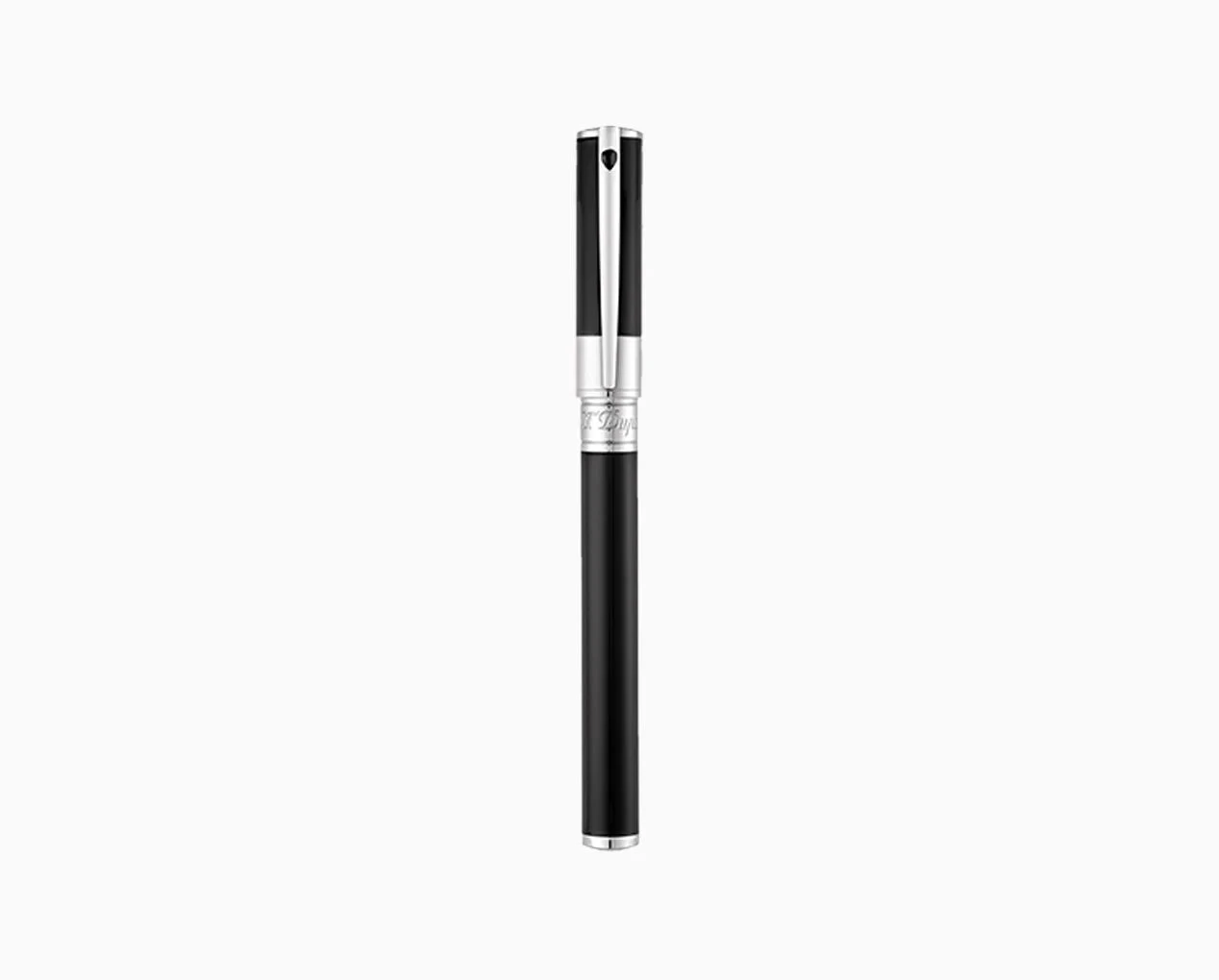S.T.Dupont Penna Roller D-Initial | Cromo e Lacca | Tratto Fluido