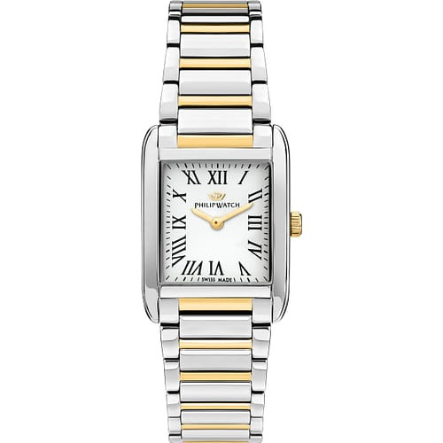 Philip Watch Orologio Donna Museum Bicolore con Quadrante Chiaro e Bracciale in
